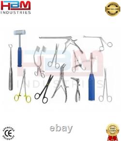13 Pcs Surgical Orthopaedic & General Surgery Instruments Set Good Quality