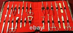 28 Pcs Eye LID Micro Minor Surgery Surgical Ophthalmic Instruments Set Kit