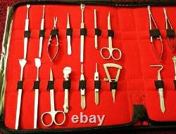28 Pcs Eye LID Micro Minor Surgery Surgical Ophthalmic Instruments Set Kit