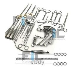 30 PCS Tonsillectomy and Adenoidectomy kit Surgical Instruments Set with Box
