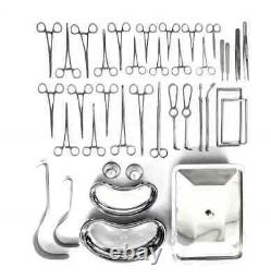 40 Pcs Appendectomy & Hernia Surgical Instruments Set with Instruments Box