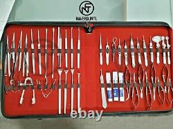 46 PCs Ophthalmic Eye Micro Surgery Surgical Instruments Set Excellent Quality