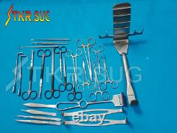 Abdominoplasty Surgical Instruments Set 23 Pcs German Steel