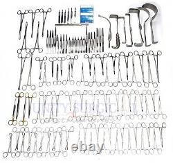 Basic Laparotomy Instruments Set Medical Surgical Abdominal 108-Pcs Surgery Kit