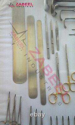 Basic Laparotomy Set of 104Pcs Surgical Instruments Surgery Medical Abdominal ZI