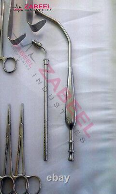 Basic Laparotomy Set of 104Pcs Surgical Instruments Surgery Medical Abdominal ZI