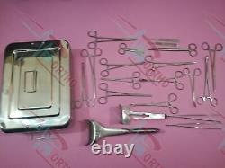 Caesarian Section Set 25 Pcs Surgical Instruments Germany Stainless steel