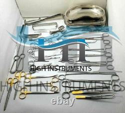 Caesarian Section Set of 43 Pcs Surgical Instruments with Box