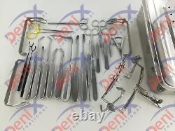 Cleft Palate Surgical Set New Consist Set of 25 PCS Surgical Instruments