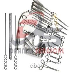 German Quality Tonsillectomy Surgical Instruments Set 30 Pcs ENT Ins With Box