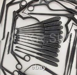 Laminectomy Set 35 PCS Surgical Orthopedics Instruments New Black
