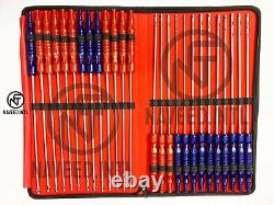 Liposuction Cannula Fixed Handle Set of 26 pieces Surgical Set with Pouch
