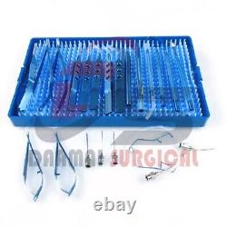 Ophthalmic Cataract Eye Surgery kit Surgical Instrument 21 Pcs with box