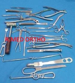 Orthopedic Surgery Set Basic 25 Pcs German Fine Quality Surgical instruments A++
