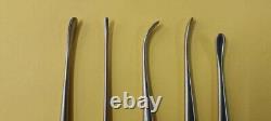 Penfield Dura Dissector Set of 5 Pcs Fig 1 TO 5 Neuro ortho Surgical Instrument