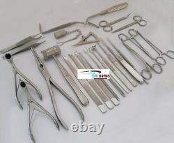 Rhinoplasty instruments set of 25 pcs nose surgery Surgical instruments