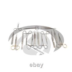 Set Of 15 PCS Small Veterinary General Surgery Surgical Instruments