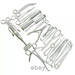 Set of 22 pcs Basic Major Orthopedic Surgical Instruments Stainless Steel