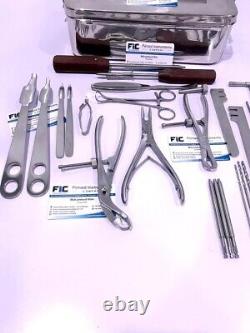 Small Fragment Instruments Set of 30 Pcs Orthopedics Surgical Instruments A+