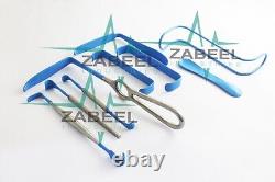 Surgical Insulated Retractor Set Of 9 Pcs Surgical Instruments By ZaBeel