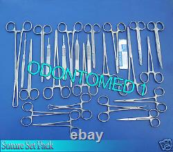 Suture Kit, Suture Set, Suture Pack, Veterinary 45 Pcs Surgical Instruments