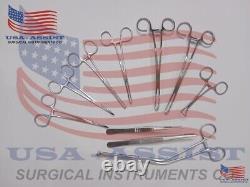 Tonsil & Adenoid Tray 30 PCs Set Surgical Instruments