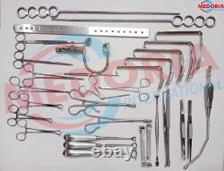 Tonsillectomy And Adenoidectomy Set Of 30 PCs Surgical Instruments Kit With Box