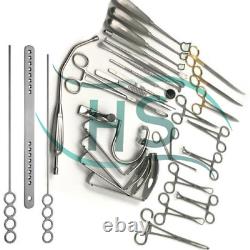 Tonsillectomy and Adenoidectomy 30 Pcs Set Surgical Instruments Kit With Box