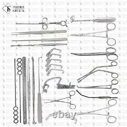 Tonsillectomy and Adenoidectomy 30pcs kit Surgical Instruments Set with Box