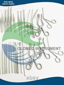 Tympanoplasty Micro Ear Surgery Instruments Set Of 41 Pcs Surgical A+