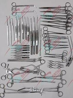 Vascular Surgery Set of 52 pcs Surgical Medical Instruments Highest Quality